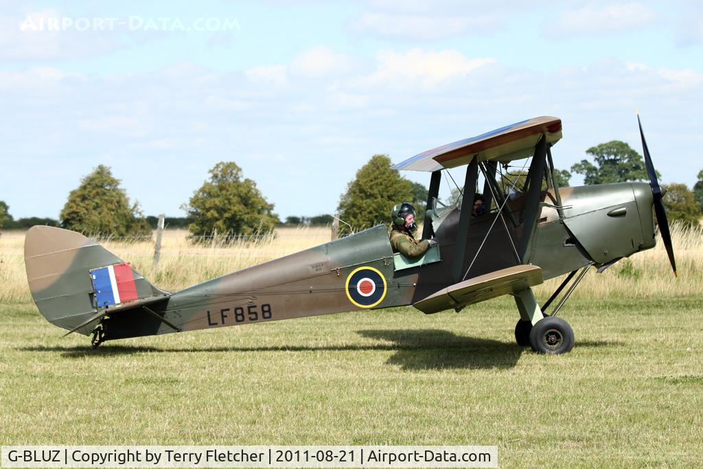 G-BLUZ, 1944 De Havilland DH.82B Queen Bee C/N 1435, At Belvoir Castle