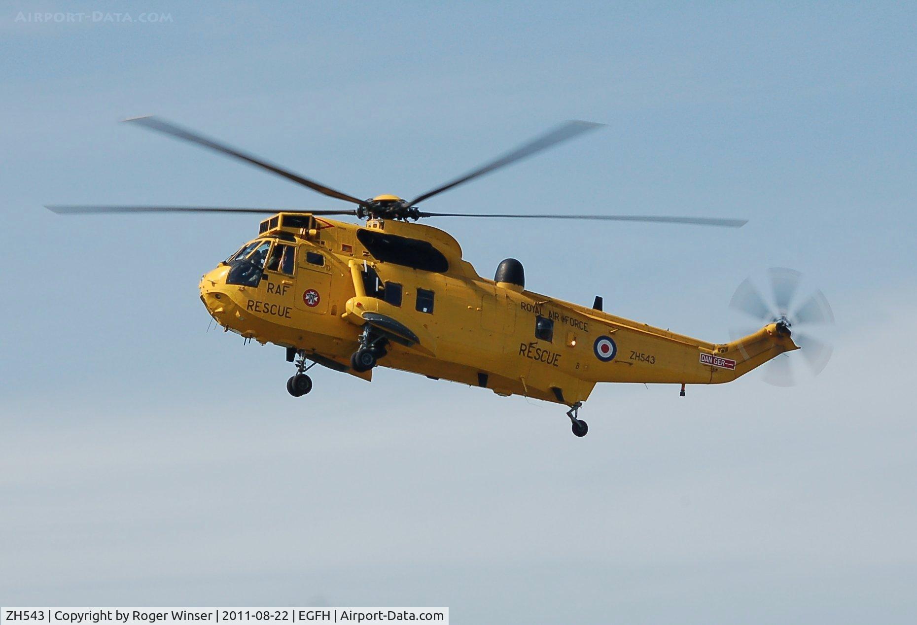 ZH543, Westland Sea King HAR.3A C/N WA1009, Sea King rescue helicopter of 22 Squadron RAF (Rescue 169) on a training excercise from RMB Chivenor.