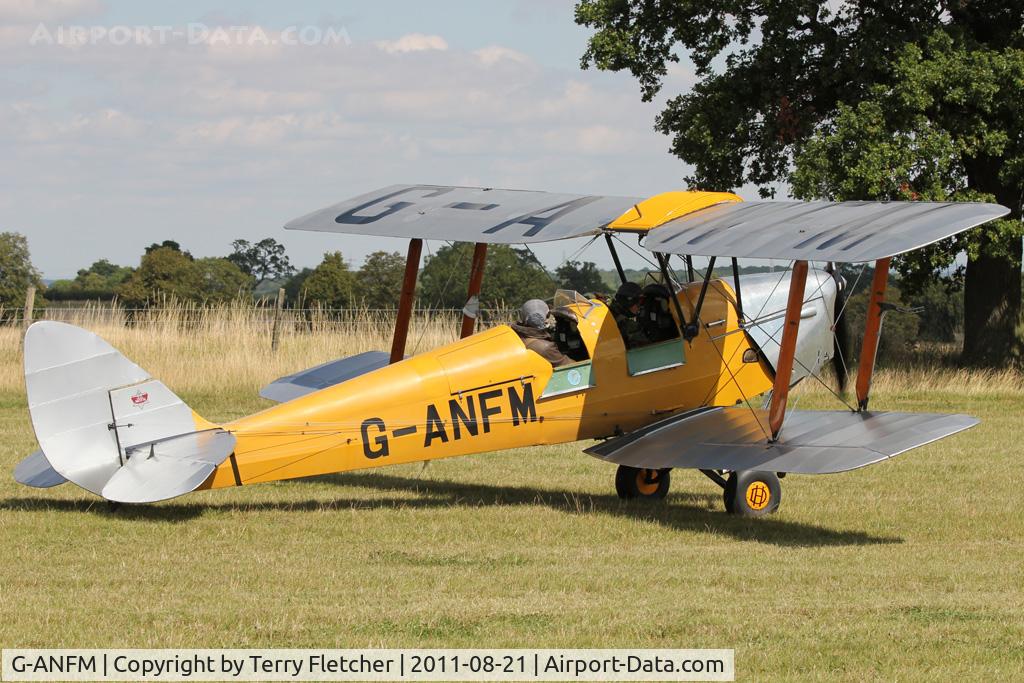 G-ANFM, 1941 De Havilland DH-82A Tiger Moth II C/N 83604, At Belvoir Castle