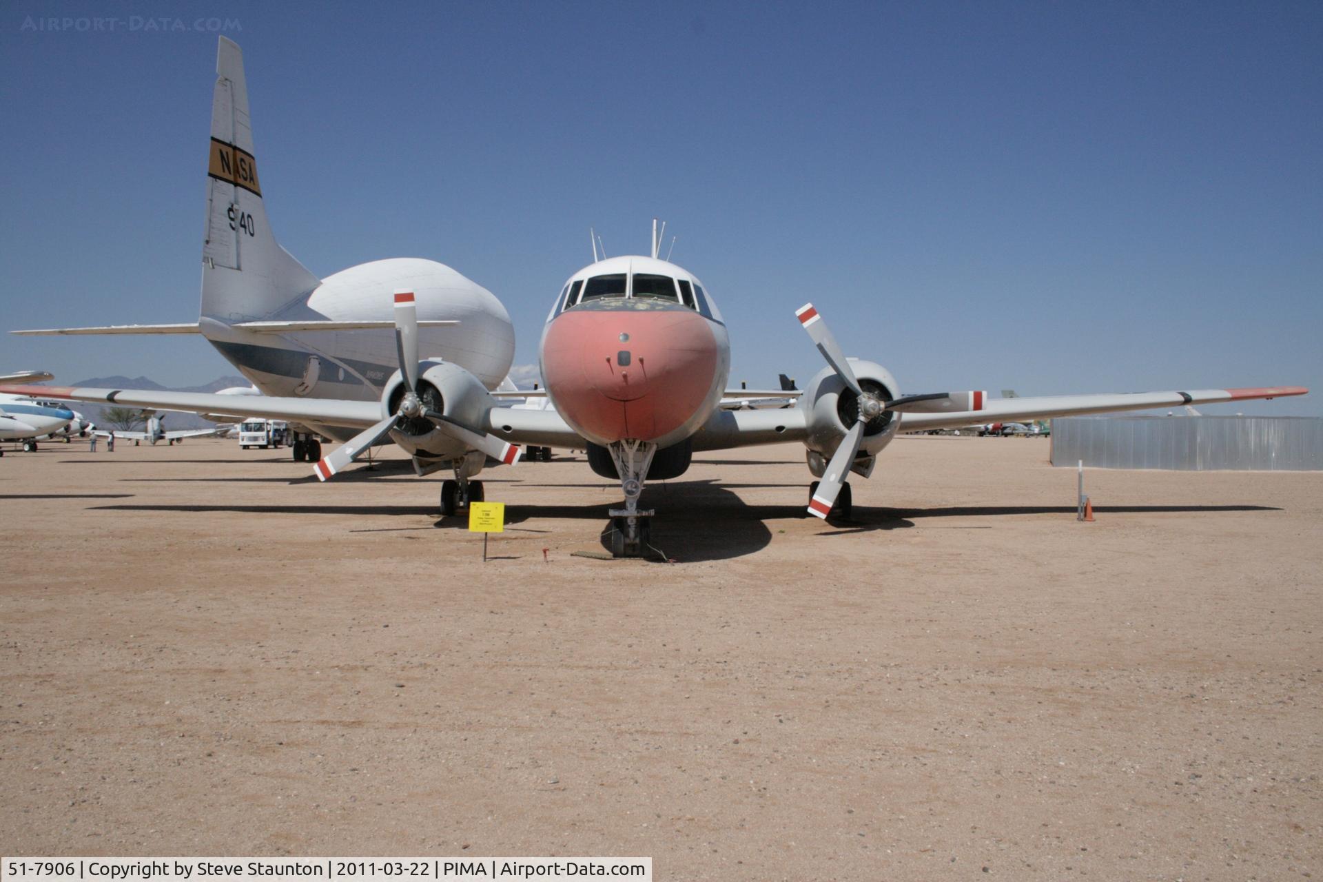 51-7906, 1951 Convair T-29B C/N 240-318, Taken at Pima Air and Space Museum, in March 2011 whilst on an Aeroprint Aviation tour