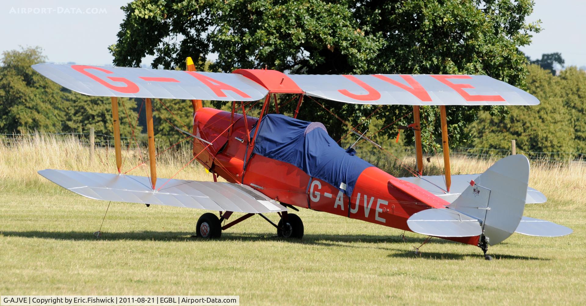 G-AJVE, 1942 De Havilland DH-82A Tiger Moth II C/N 85814, 1. The de Havilland Moth Club International Moth Rally, celebrating the 80th anniversary of the DH82 Tiger Moth. Held at Belvoir Castle. A most enjoyable day.
