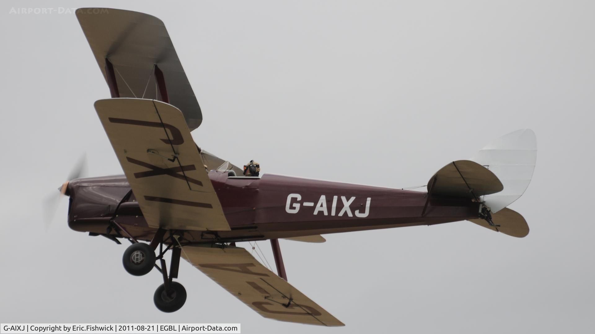 G-AIXJ, 1942 De Havilland DH-82A Tiger Moth II C/N 85434, 44. The de Havilland Moth Club International Moth Rally, celebrating the 80th anniversary of the DH82 Tiger Moth. Held at Belvoir Castle. A most enjoyable day.