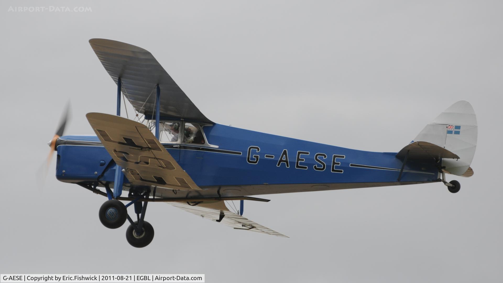 G-AESE, 1937 De Havilland DH.87B Hornet Moth C/N 8108, 4. The de Havilland Moth Club International Moth Rally, celebrating the 80th anniversary of the DH82 Tiger Moth. Held at Belvoir Castle. A most enjoyable day.