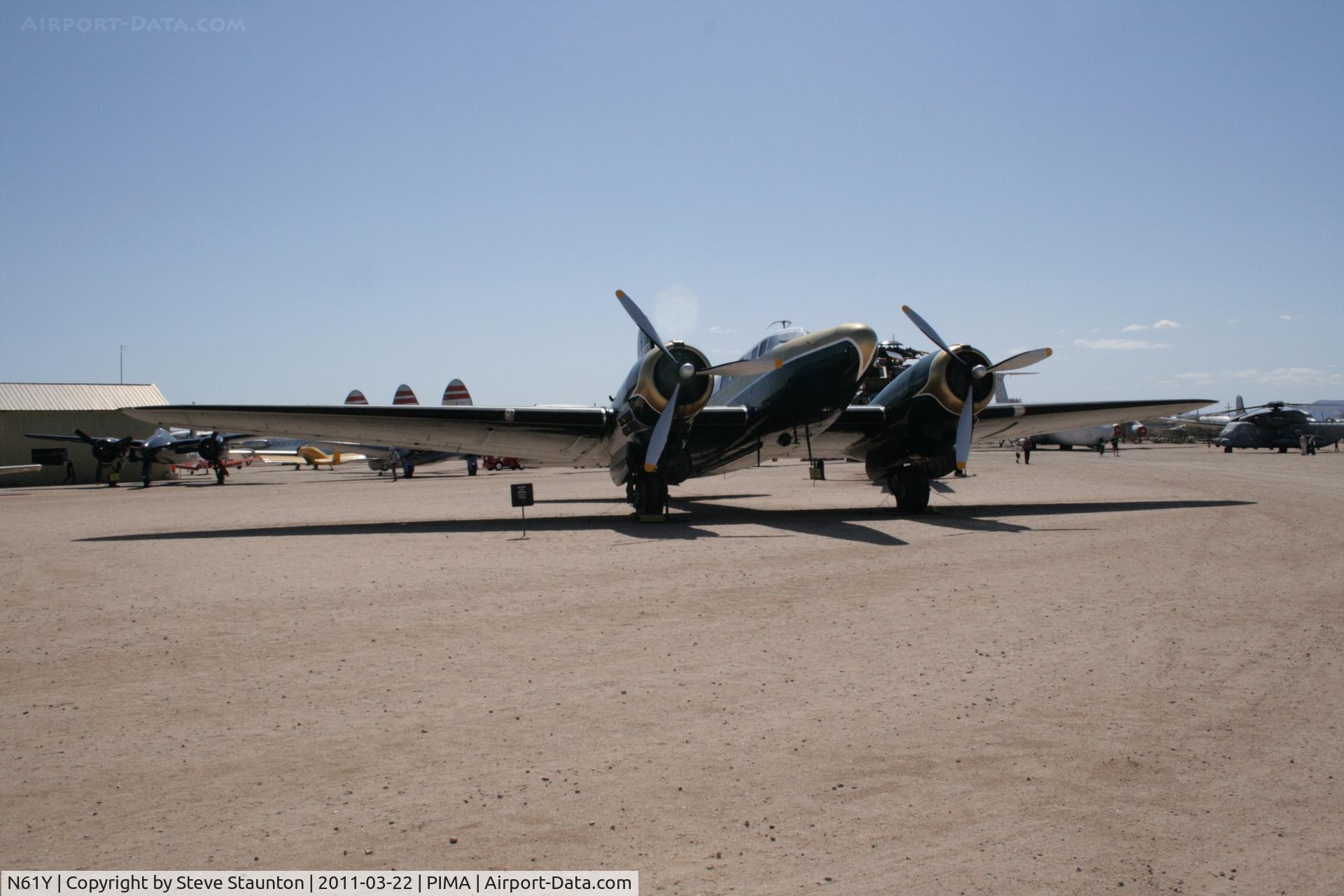 N61Y, 1939 Douglas B-23 Dragon Dragon C/N 2737, Taken at Pima Air and Space Museum, in March 2011 whilst on an Aeroprint Aviation tour
