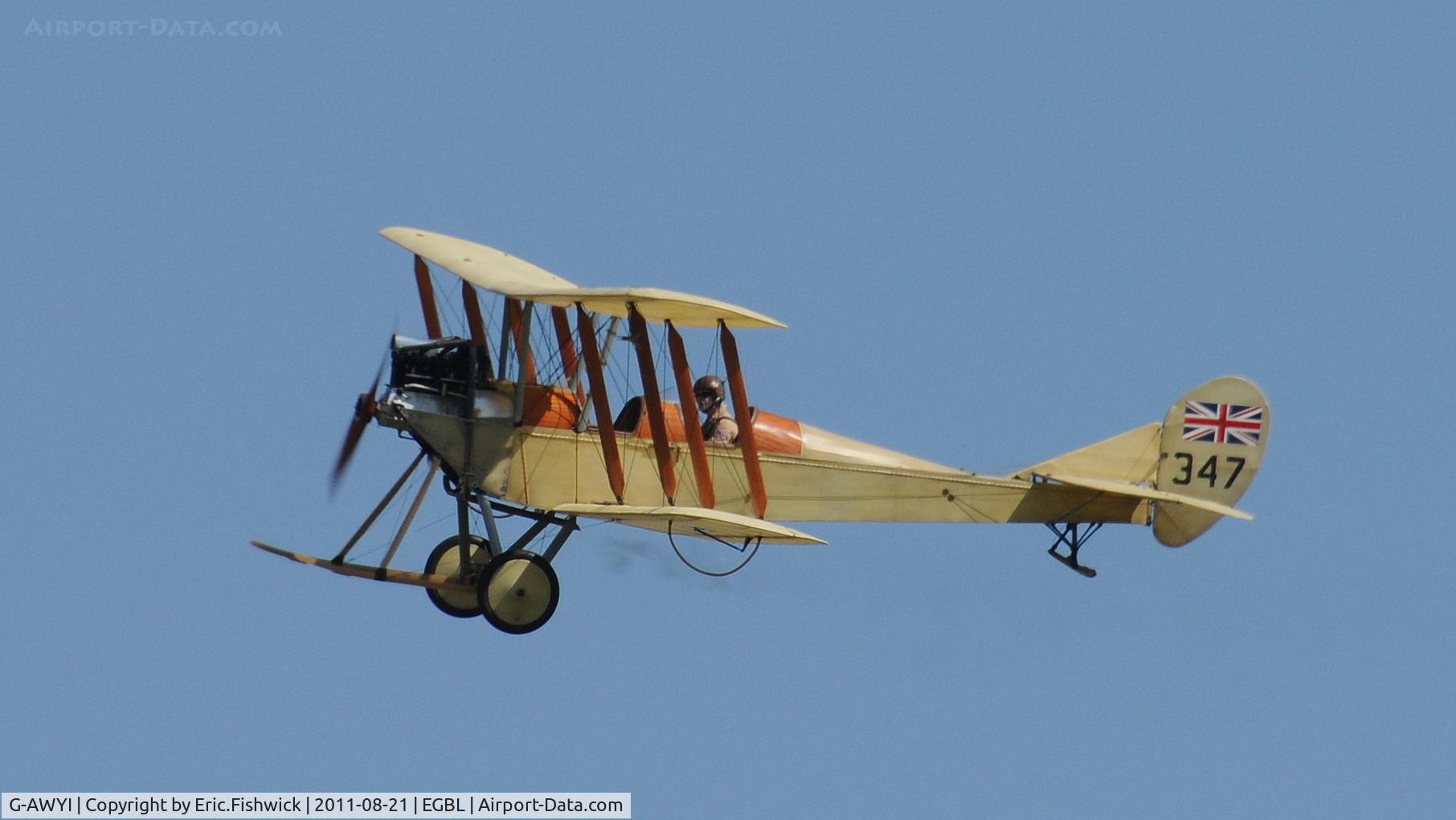 G-AWYI, 1969 Royal Aircraft Factory BE-2c Replica C/N 001, 4. G-AWYI (Commissioned in 1969 for a film 