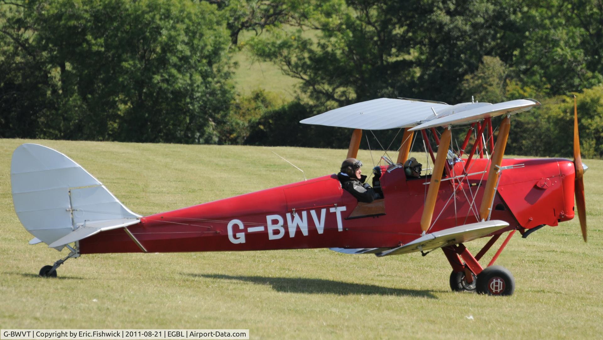 G-BWVT, 1942 De Havilland Australia DH-82A Tiger Moth C/N DHA1039, 3. The de Havilland Moth Club International Moth Rally, celebrating the 80th anniversary of the DH82 Tiger Moth. Held at Belvoir Castle. A most enjoyable day.