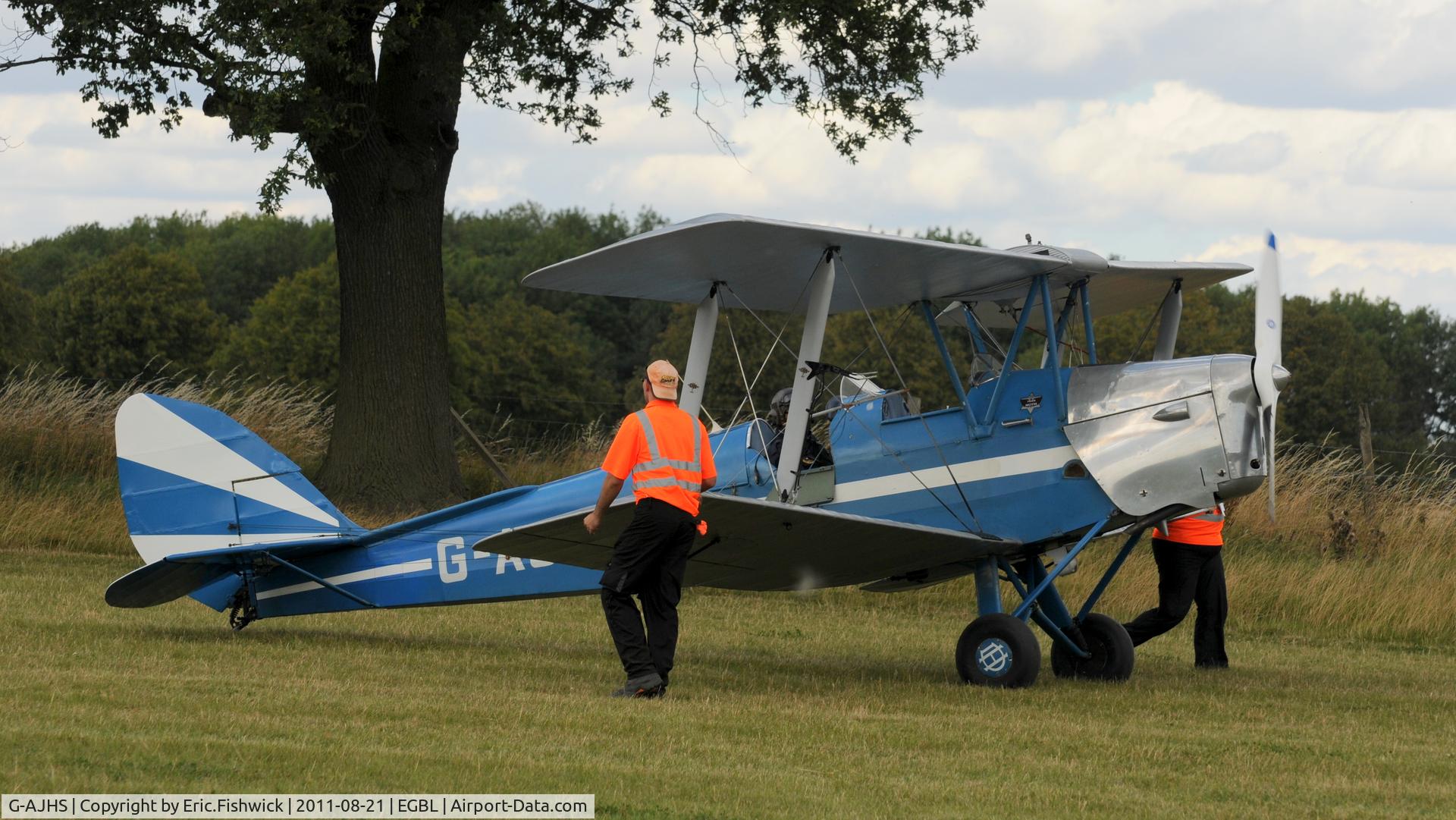 G-AJHS, 1941 De Havilland DH-82A Tiger Moth II C/N 82121, 5. The de Havilland Moth Club International Moth Rally, celebrating the 80th anniversary of the DH82 Tiger Moth. Held at Belvoir Castle. A most enjoyable day.