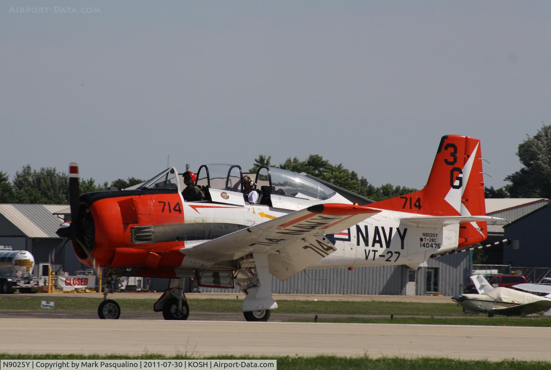 N9025Y, 1956 North American T-28C Trojan C/N 226-152, North American T-28C