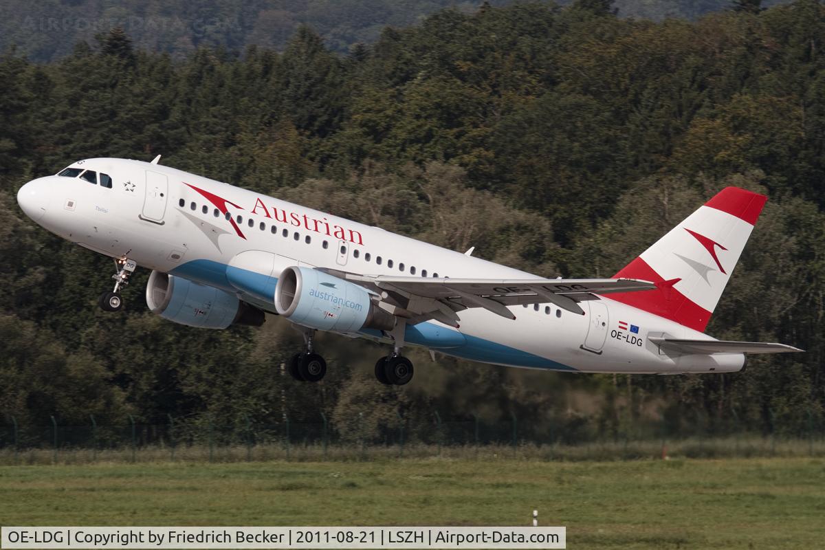 OE-LDG, 2006 Airbus A319-112 C/N 2652, departure via RW16