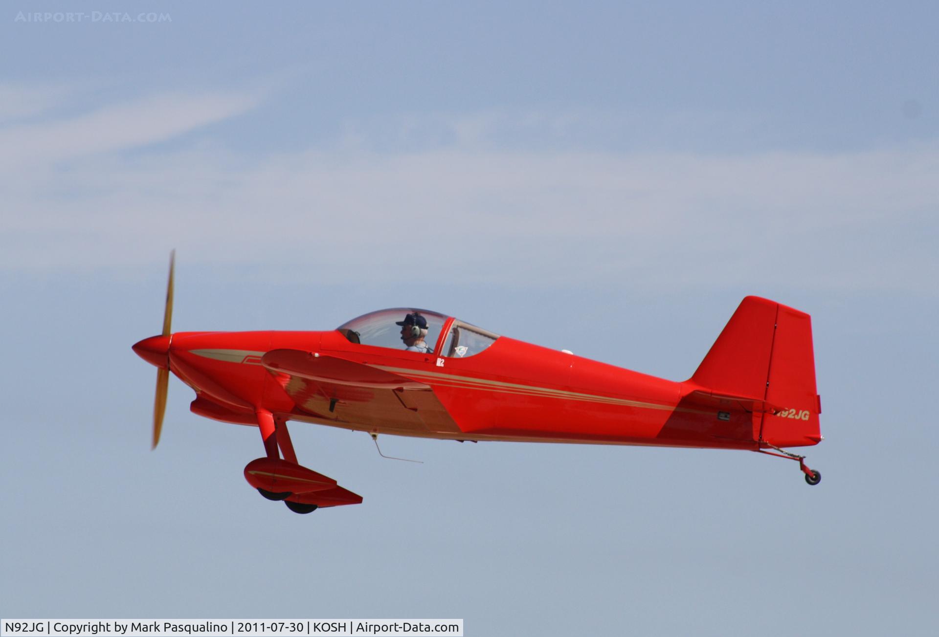 N92JG, 1992 Vans RV-6 C/N 20055, Vans RV-6