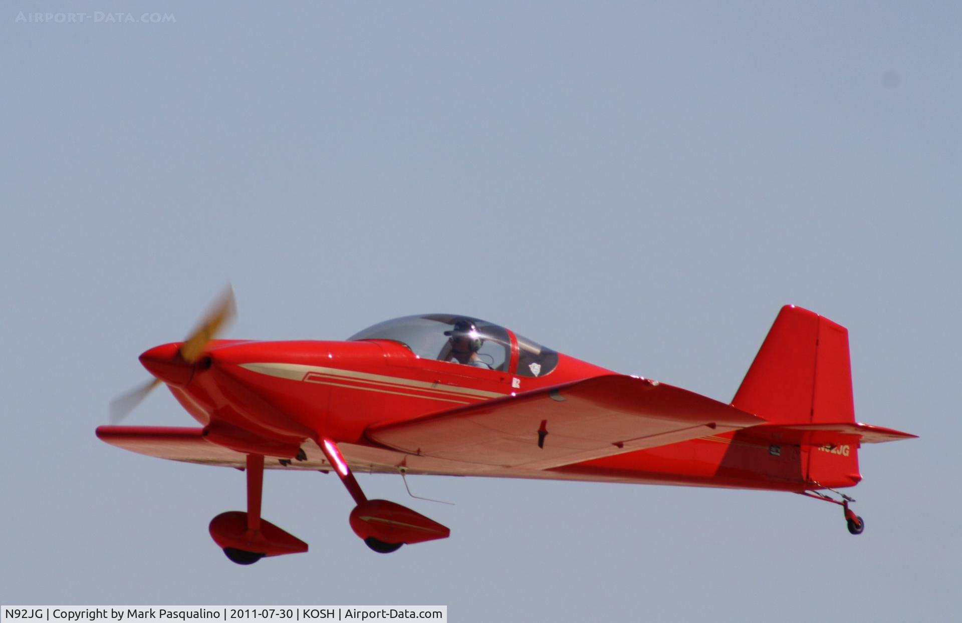 N92JG, 1992 Vans RV-6 C/N 20055, Vans RV-6