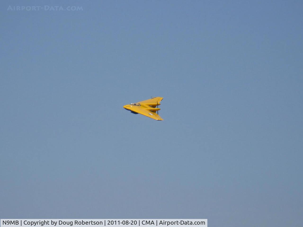 N9MB, 1945 Northrop N9M C/N 04, 1945 Northrop FLYING WING N9M XB-37 prototype bomber, two Franklin XO-540-7 300 Hp each pushers, Sole airworthy example