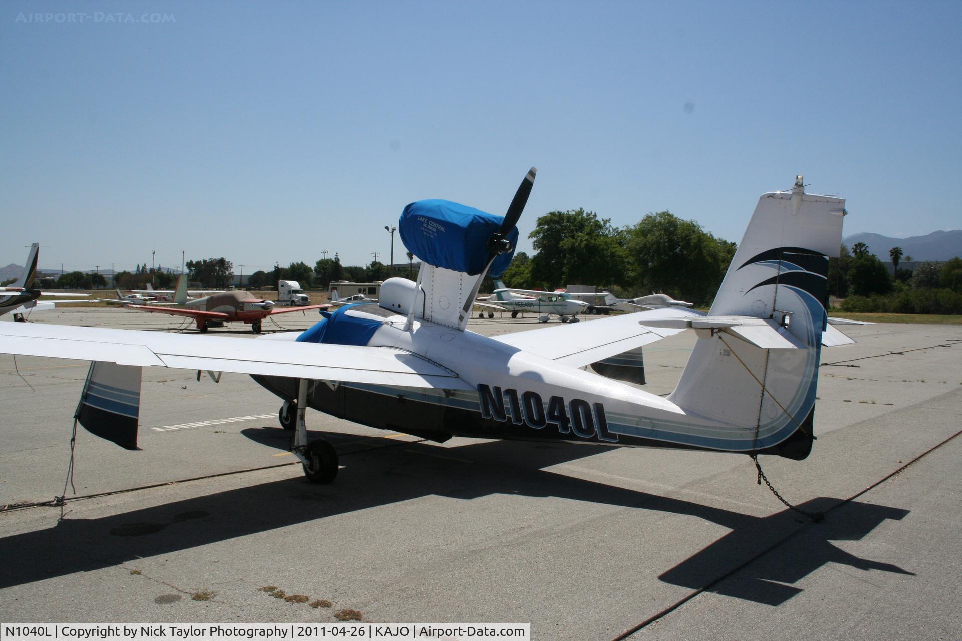 N1040L, 1974 Lake LA-4-200 Buccaneer C/N 633, Parked at Corona
