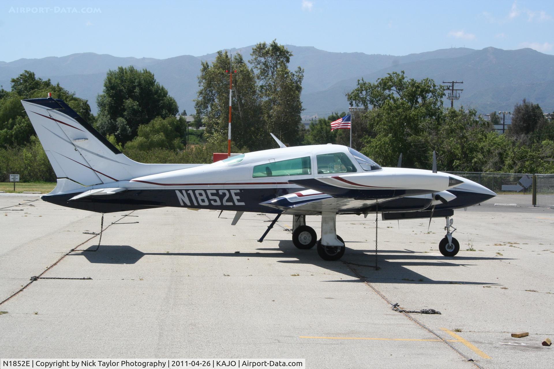 N1852E, 1979 Cessna 310R C/N 310R1587, Parked at Corona
