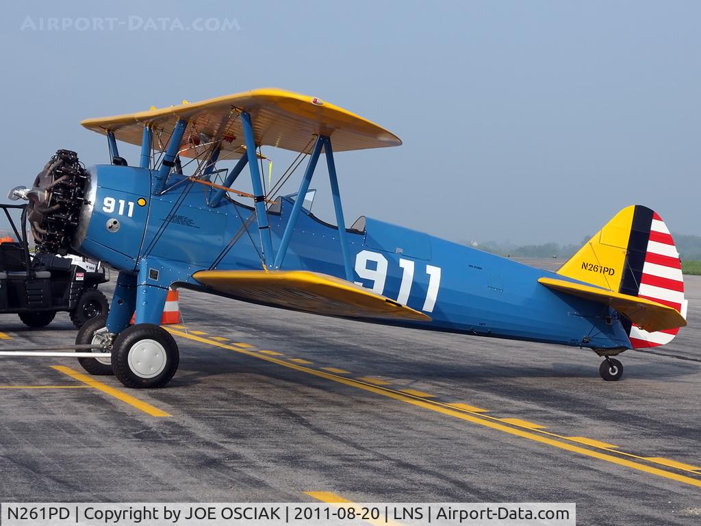 N261PD, 1944 Boeing PT-13D Kaydet (E75) C/N 75-5669, @ Lancaster