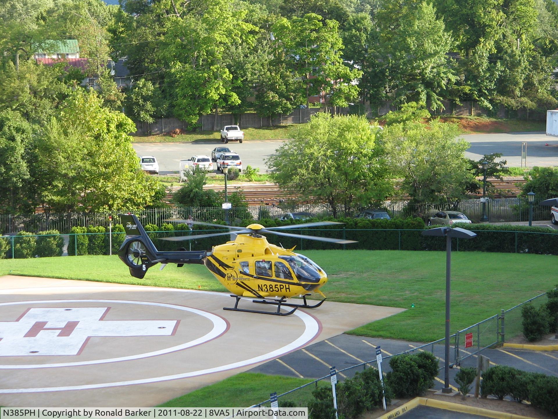N385PH, 2008 Eurocopter EC-135P-2+ C/N 0670, UVA Hospital