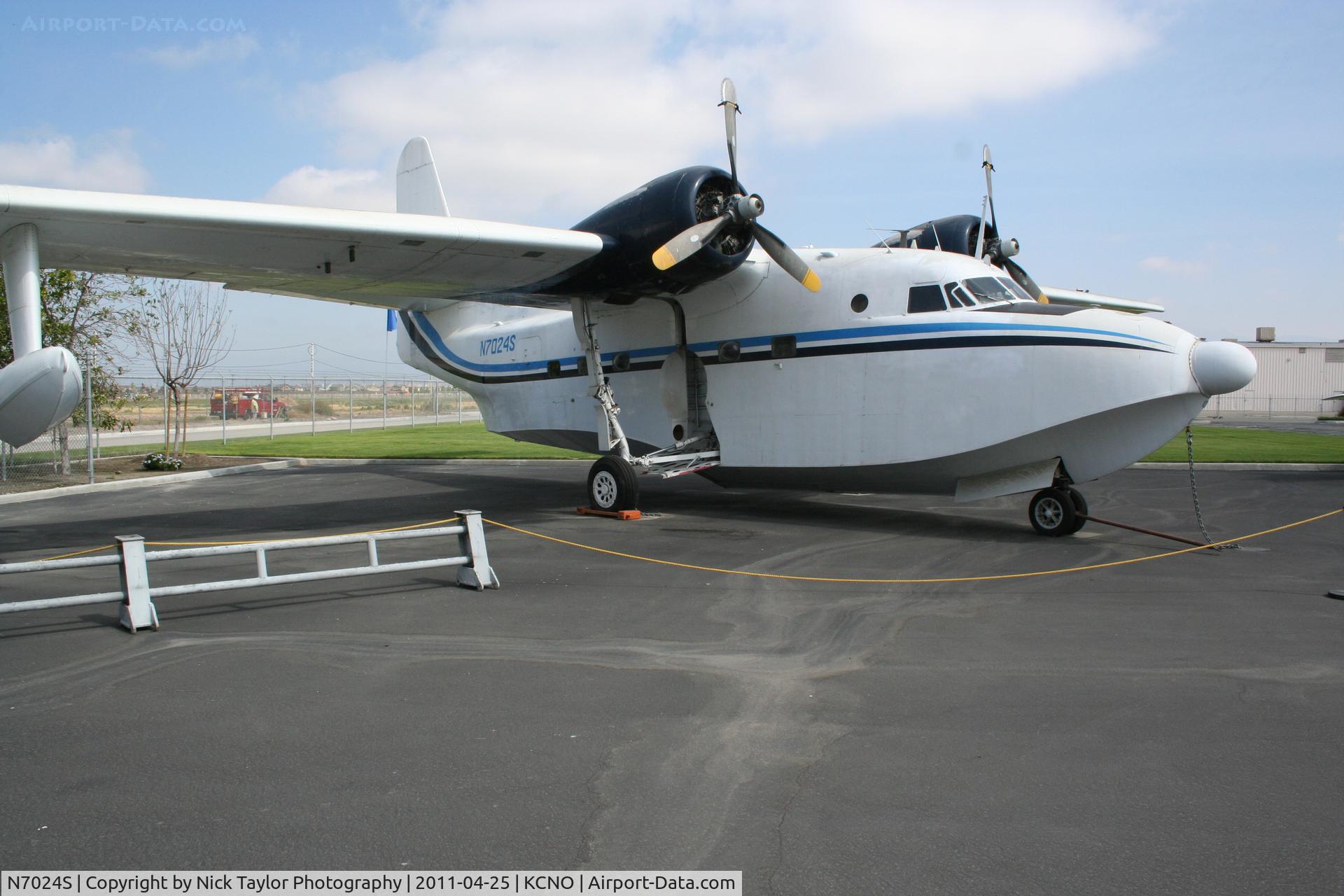 N7024S, Grumman HU-16B Albatross C/N G-258, On display at the Yanks air museum