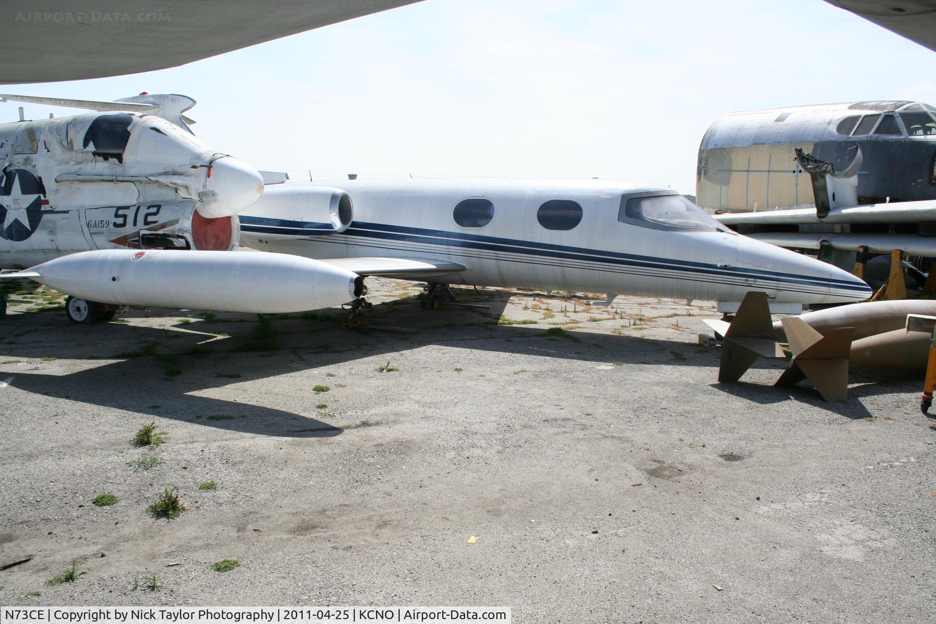 N73CE, 1965 Learjet 23 C/N 23-068, On display at the Yanks air museum
