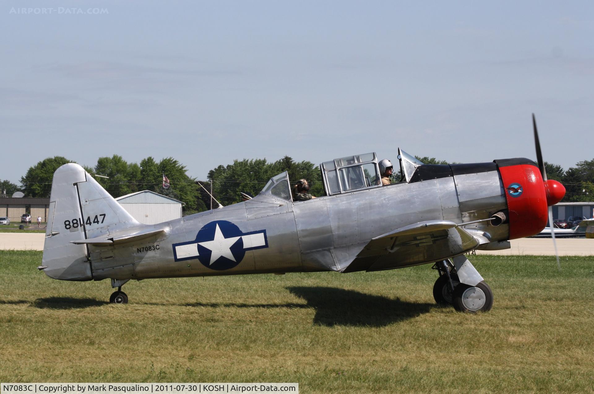 N7083C, 1943 North American SNJ-4 Texan C/N 88-14047, North American SNJ-4