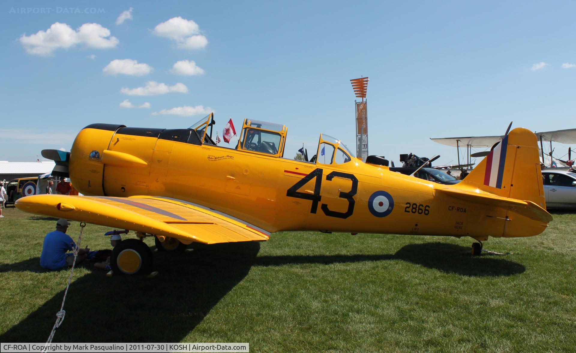 CF-ROA, 1952 Canadian Car & Foundry T-6 Harvard Mk.4 C/N CCF4-242, Harvard 4