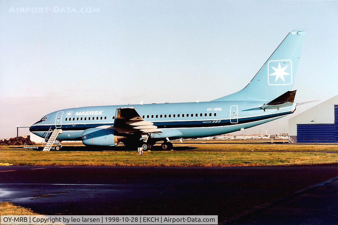 OY-MRB, 1998 Boeing 737-7L9 C/N 28005, Copenhagen Kastrup 28.10.98
