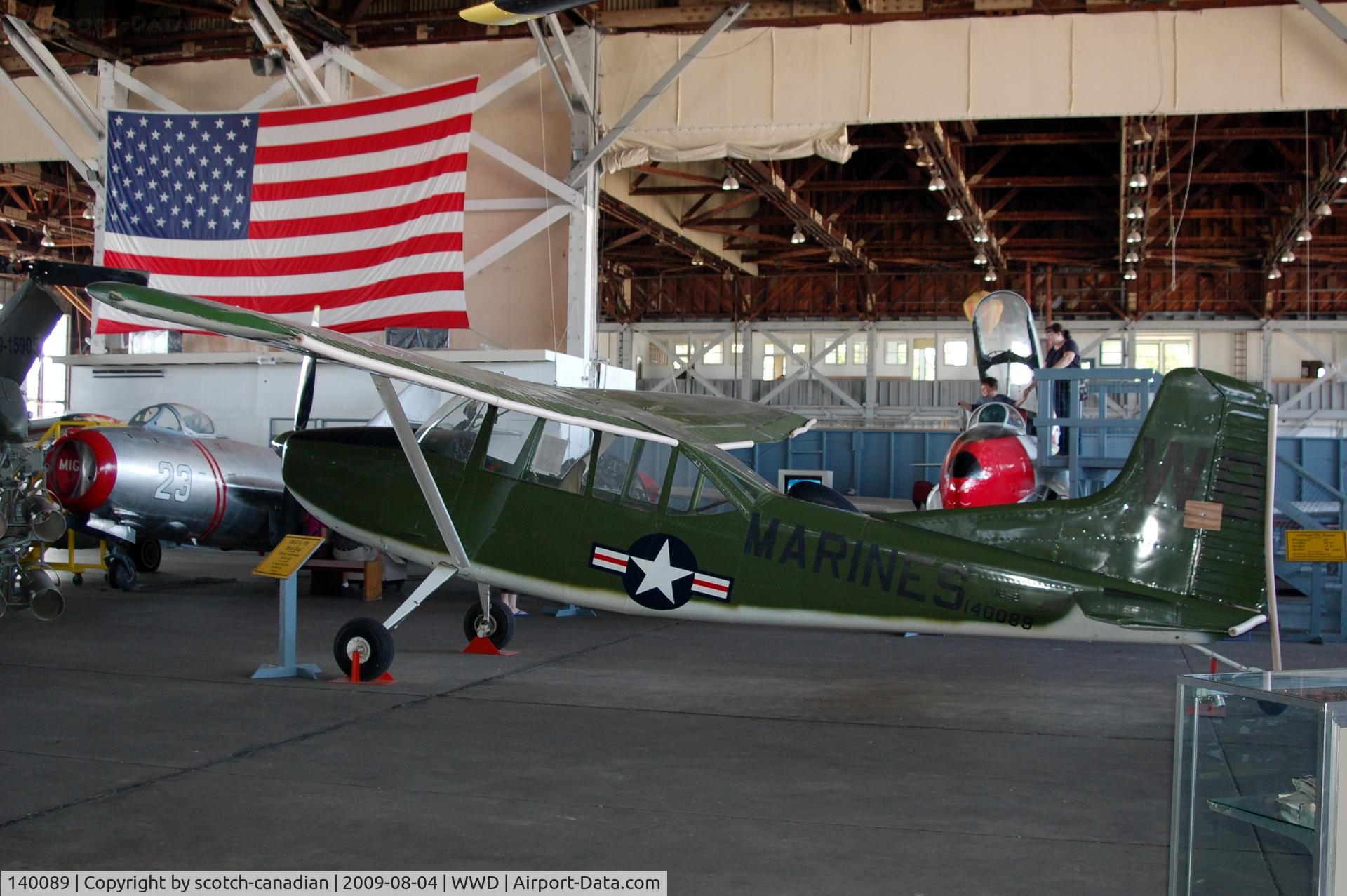 140089, Cessna O-1C (321) Bird Dog C/N 37011, OE-2 Bird Dog at the Naval Air Station Wildwood Aviation Museum, Cape May County Airport, Wildwood, NJ