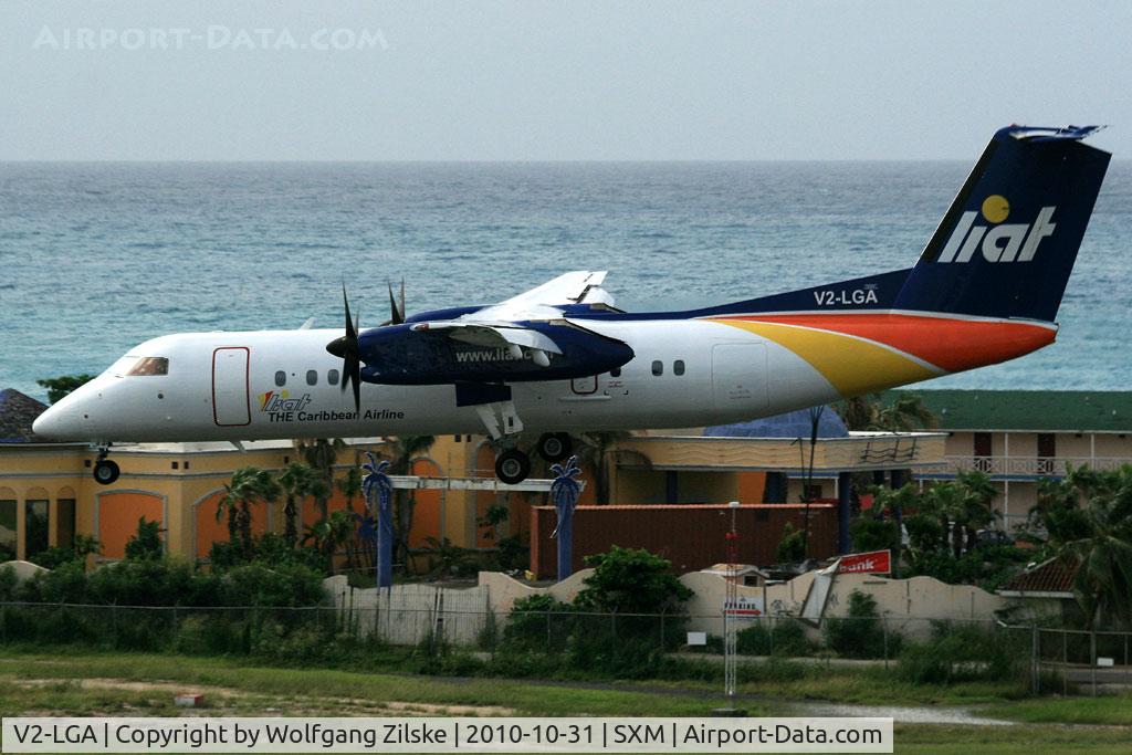 V2-LGA, 1990 De Havilland Canada DHC-8-311 Dash 8 C/N 232, visitor