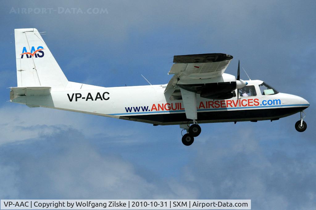 VP-AAC, 1981 Britten-Norman BN-2A-26 Islander C/N 919, visitor