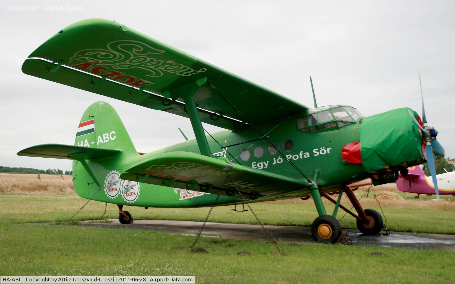 HA-ABC, 1989 PZL-Mielec An-2TD C/N 1G235-20, Györszentiván-Böny Airfield, Hungary