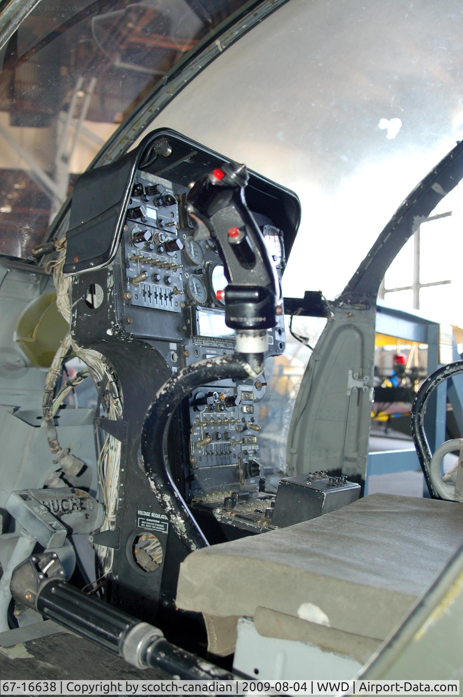 67-16638, 1967 Hughes OH-6A Cayuse C/N 1023, 1967 Hughes OH-6A Cayuse Helicopter Cockpit at the Naval Air Station Wildwood Aviation Museum, Cape May County Airport, Wildwood, NJ