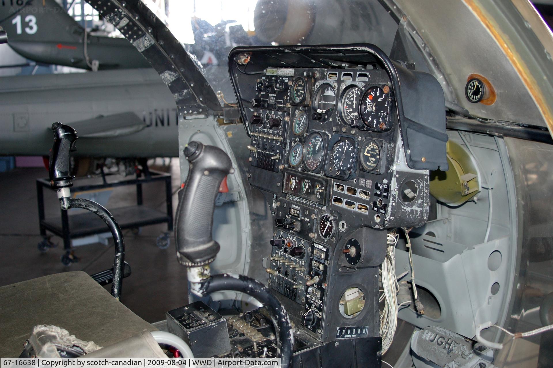 67-16638, 1967 Hughes OH-6A Cayuse C/N 1023, 1967 Hughes OH-6A Cayuse Helicopter Cockpit at the Naval Air Station Wildwood Aviation Museum, Cape May County Airport, Wildwood, NJ