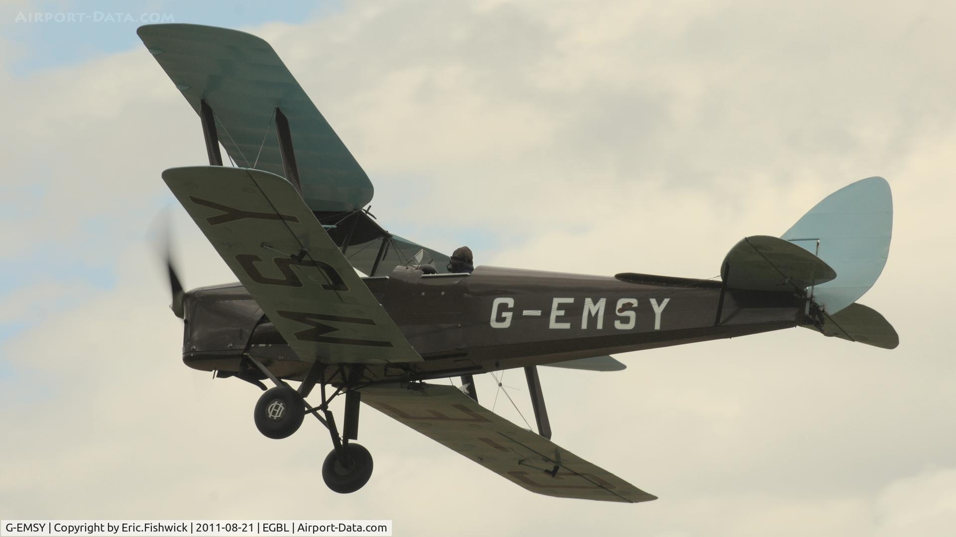 G-EMSY, 1940 De Havilland DH-82A Tiger Moth II C/N 83666, 4. The de Havilland Moth Club International Moth Rally, celebrating the 80th anniversary of the DH82 Tiger Moth. Held at Belvoir Castle. A most enjoyable day.