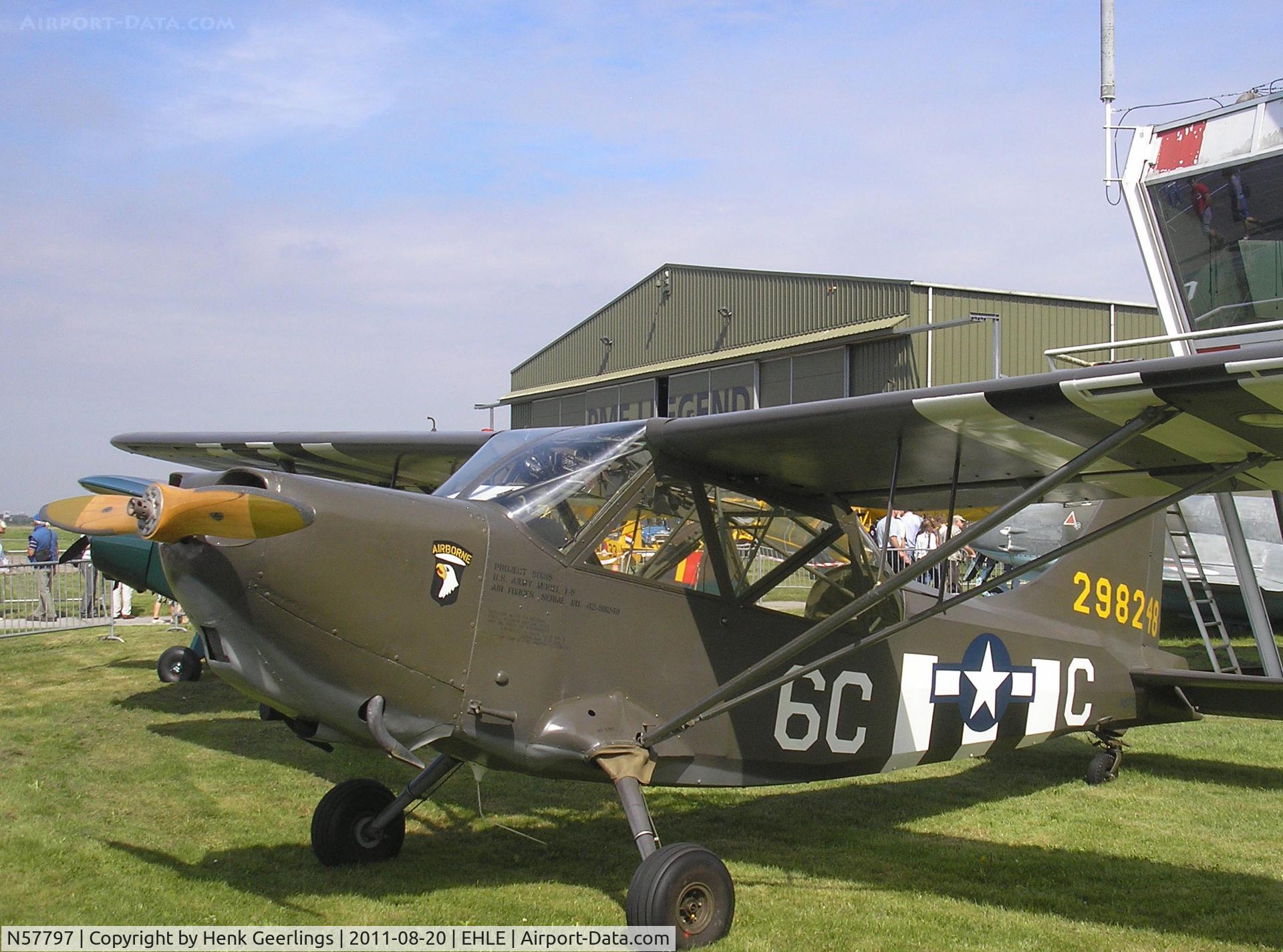 N57797, Stinson L-5 Sentinel C/N 76-489, cs 6C C ex USAAF 298248
