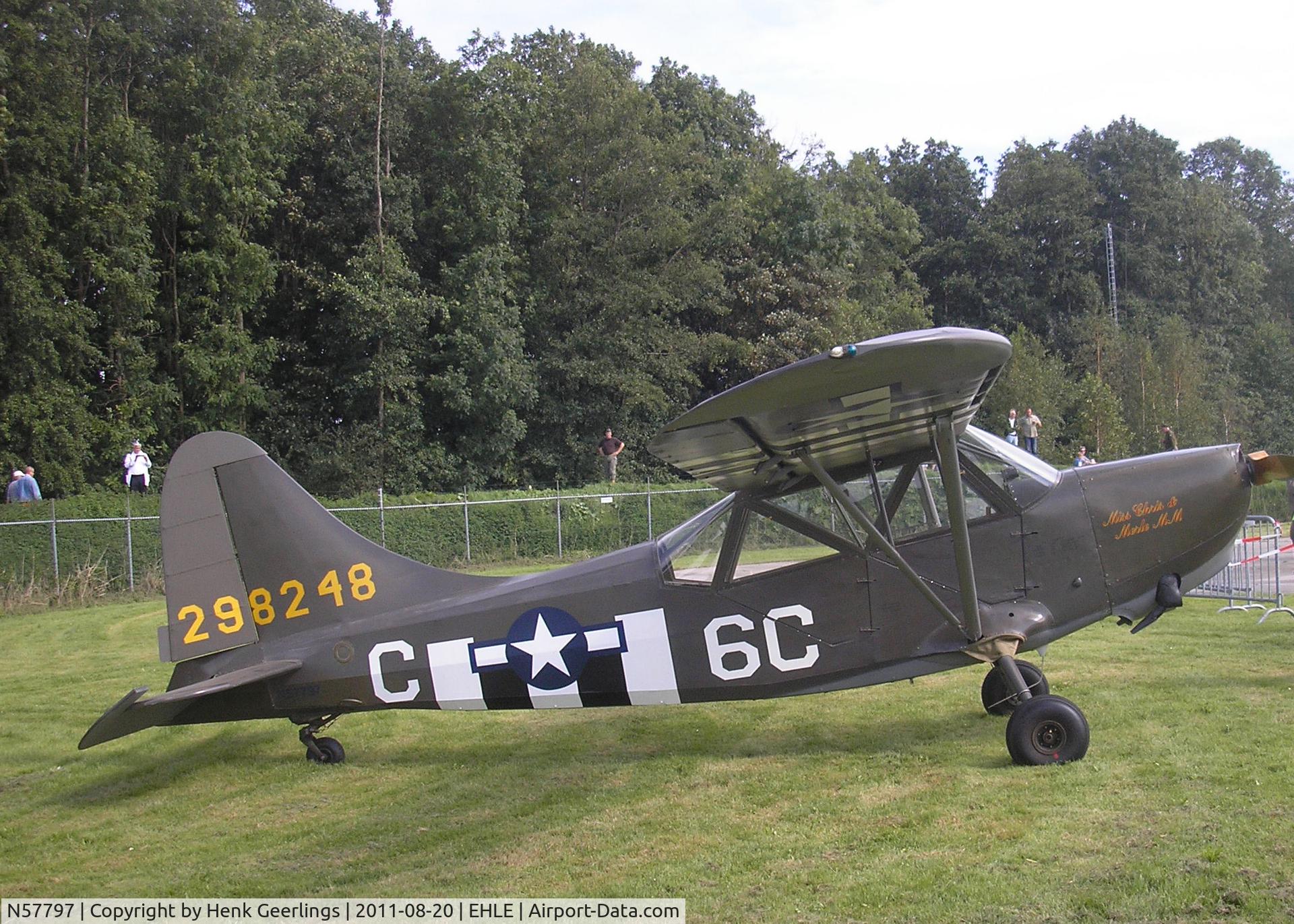 N57797, Stinson L-5 Sentinel C/N 76-489, cs 6C C ex USAAF 298248