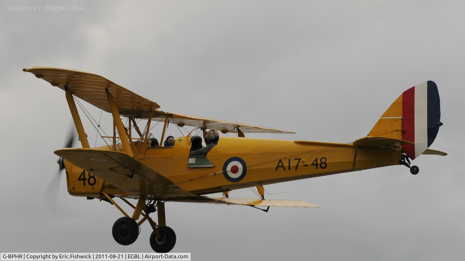 G-BPHR, 1940 De Havilland Australia DH-82A Tiger Moth C/N DHA45, 41. The de Havilland Moth Club International Moth Rally, celebrating the 80th anniversary of the DH82 Tiger Moth. Held at Belvoir Castle. A most enjoyable day.