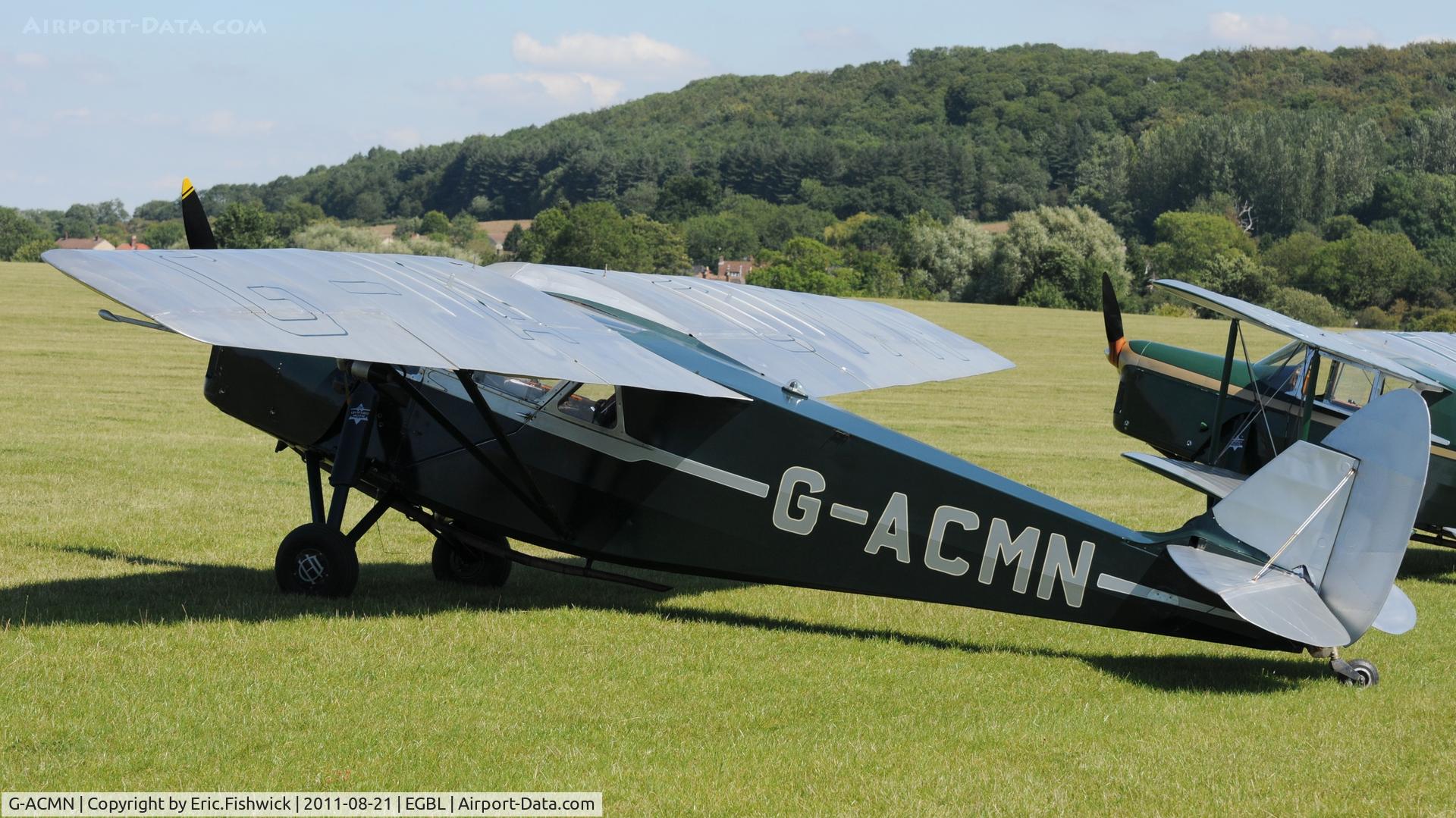 G-ACMN, 1934 De Havilland DH.85 Leopard Moth C/N 7050, 1. The de Havilland Moth Club International Moth Rally, celebrating the 80th anniversary of the DH82 Tiger Moth. Held at Belvoir Castle. A most enjoyable day.
