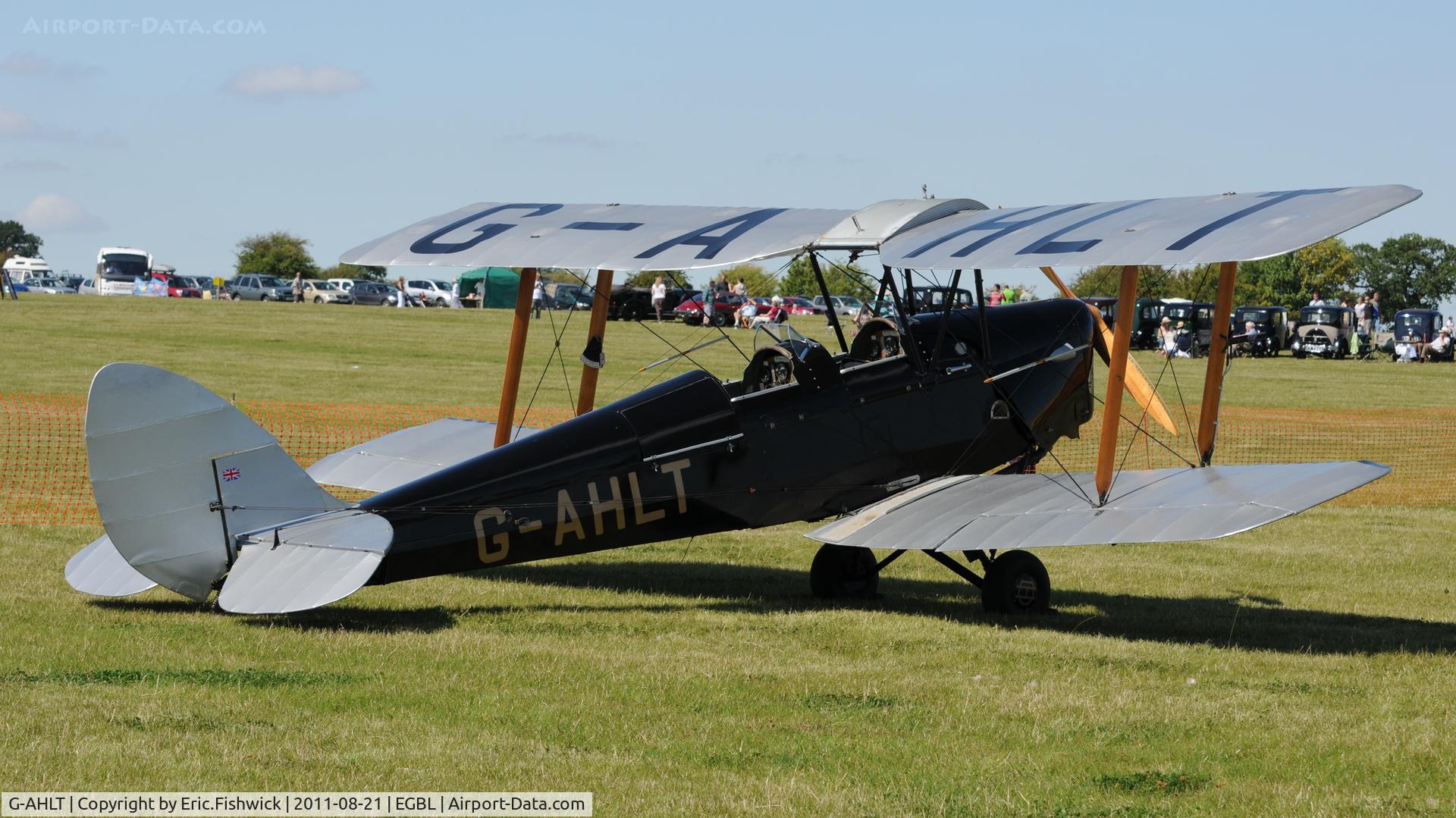 G-AHLT, 1939 De Havilland DH-82A Tiger Moth II C/N 82247, The de Havilland Moth Club International Moth Rally, celebrating the 80th anniversary of the DH82 Tiger Moth. Held at Belvoir Castle. A most enjoyable day.