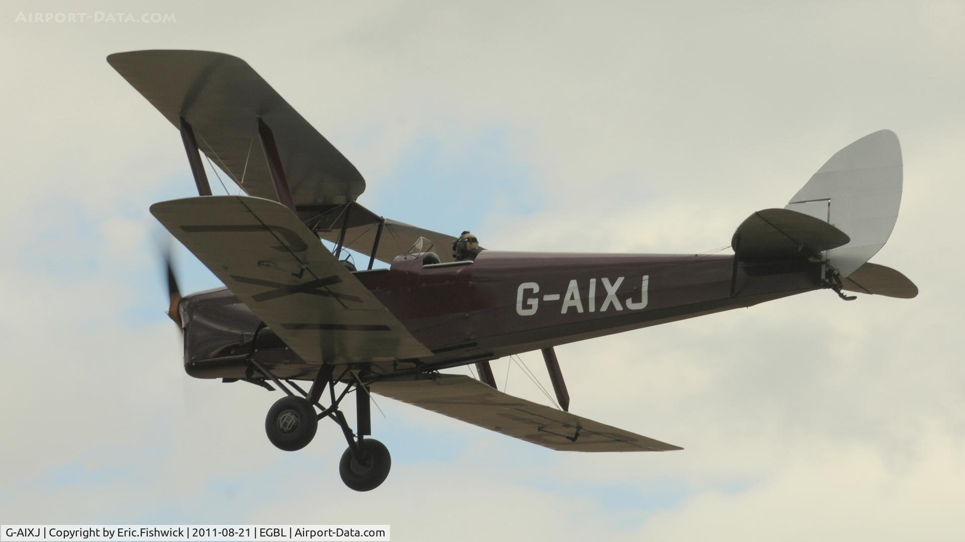 G-AIXJ, 1942 De Havilland DH-82A Tiger Moth II C/N 85434, 41. The de Havilland Moth Club International Moth Rally, celebrating the 80th anniversary of the DH82 Tiger Moth. Held at Belvoir Castle. A most enjoyable day.