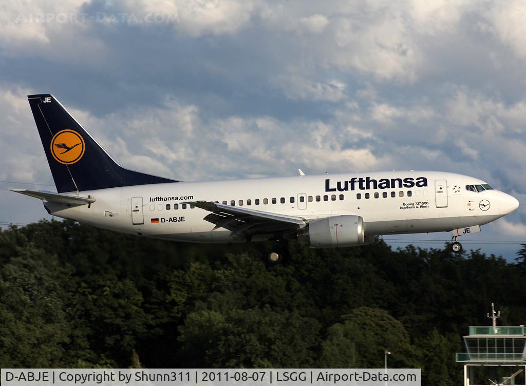 D-ABJE, 1991 Boeing 737-530 C/N 25310, Landing rwy 23