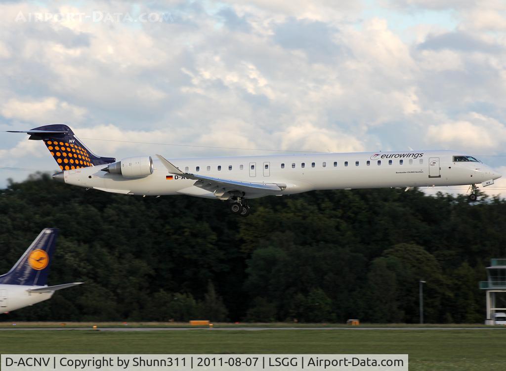 D-ACNV, 2011 Bombardier CRJ-900LR (CL-600-2D24) C/N 15268, Landing rwy 23