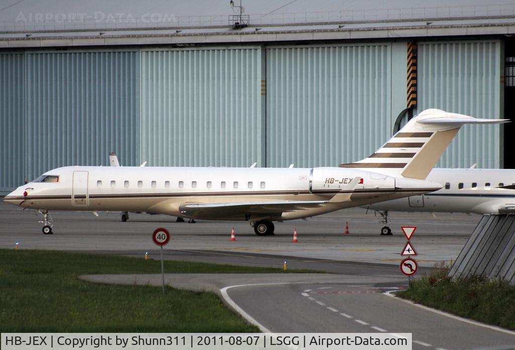 HB-JEX, 2005 Bombardier Global Express (BD-700-1A10) C/N 9145, Parked...