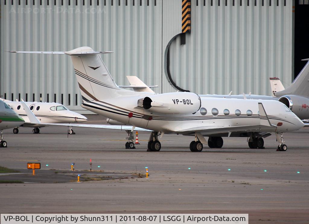 VP-BOL, 1995 Gulfstream Aerospace Gulfstream IVSP C/N 1266, Parked...