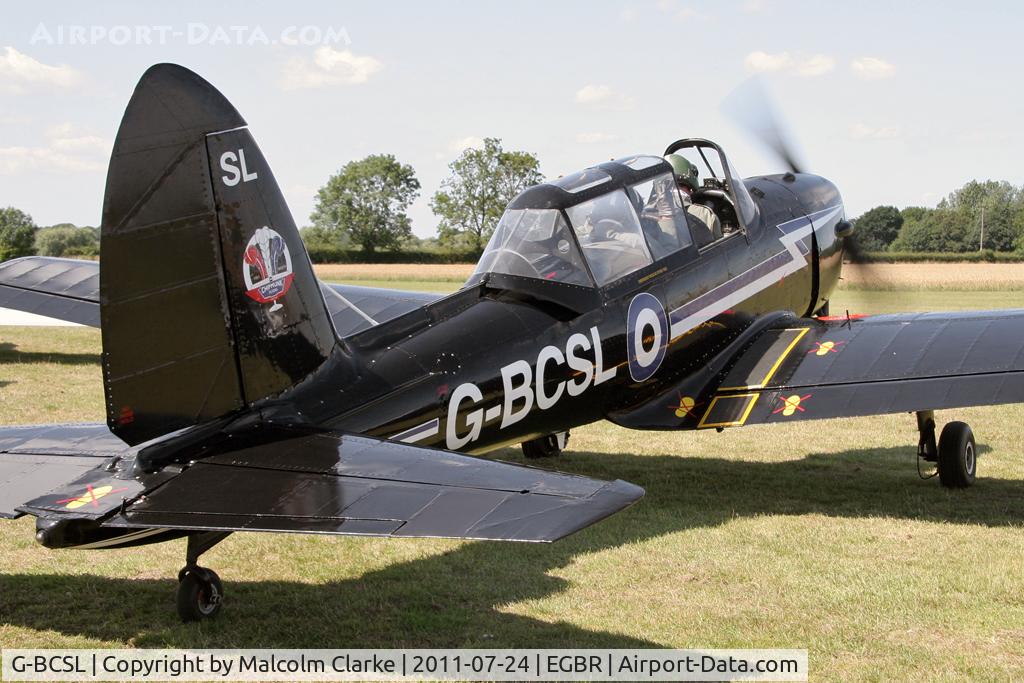 G-BCSL, 1951 De Havilland DHC-1 Chipmunk 22 C/N C1/0524, De Havilland DHC-1 Chipmunk 22 at Breighton Airfield's Wings & Wheels Weekend, July 2011.