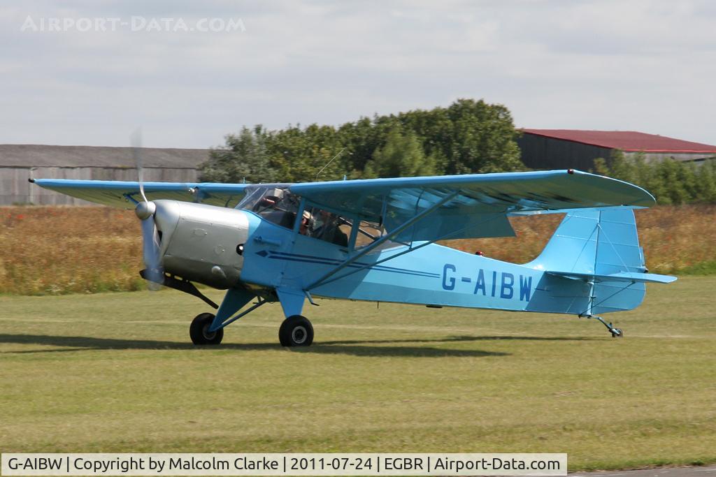 G-AIBW, 1946 Auster J-1N Alpha C/N 2158, Auster J-1N at Breighton Airfield's Wings & Wheels Weekend, July 2011.