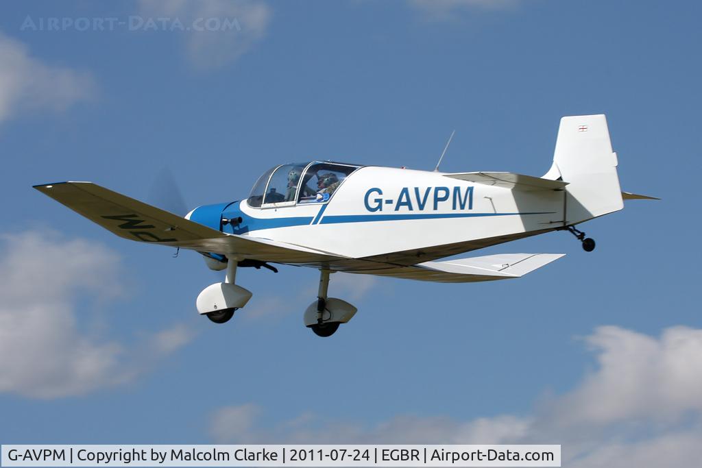 G-AVPM, 1957 SAN Jodel D-117 C/N 593, Jodel D-117 at Breighton Airfield's Wings & Wheels Weekend, July 2011.