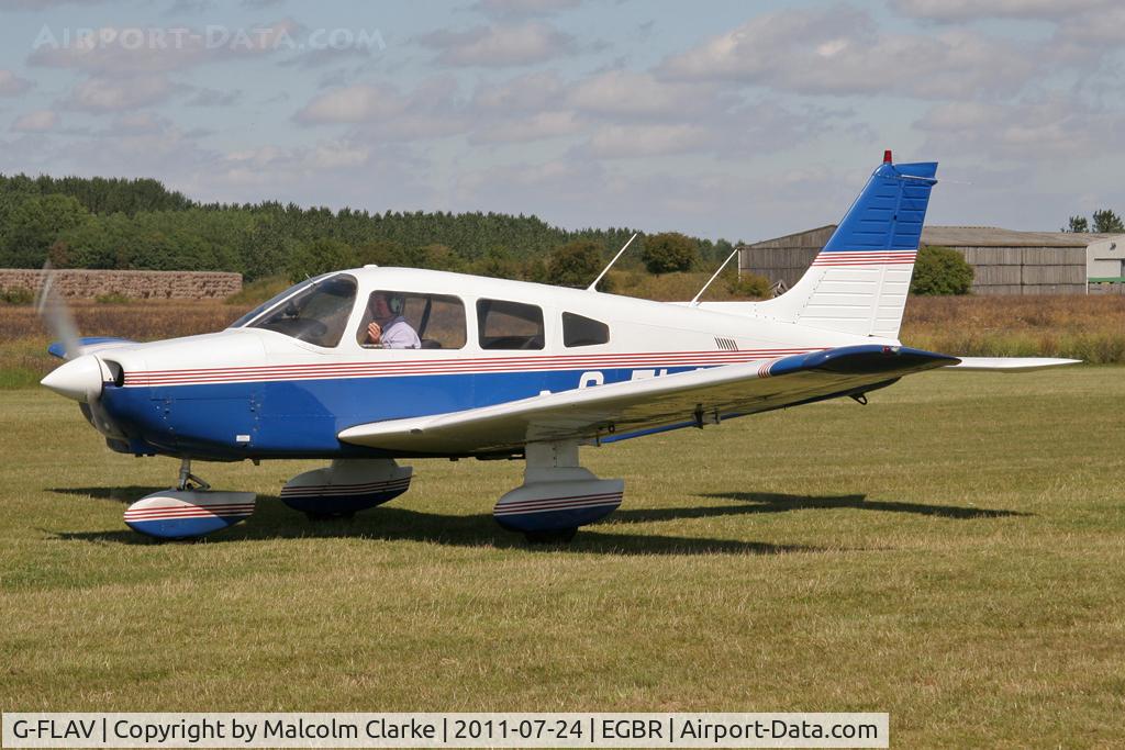 G-FLAV, 1980 Piper PA-28-161 Warrior ll C/N 28-8016283, Piper PA-28-161 Cherokee Warrior II at Breighton Airfield's Wings & Wheels Weekend, July 2011.