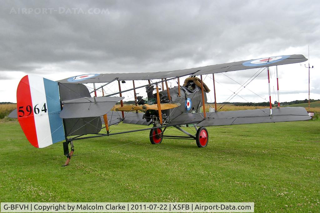 G-BFVH, 1978 Airco DH-2 Replica C/N WA4, Airco DH-2 Replica at Fishburn Airfield, July 2011.
