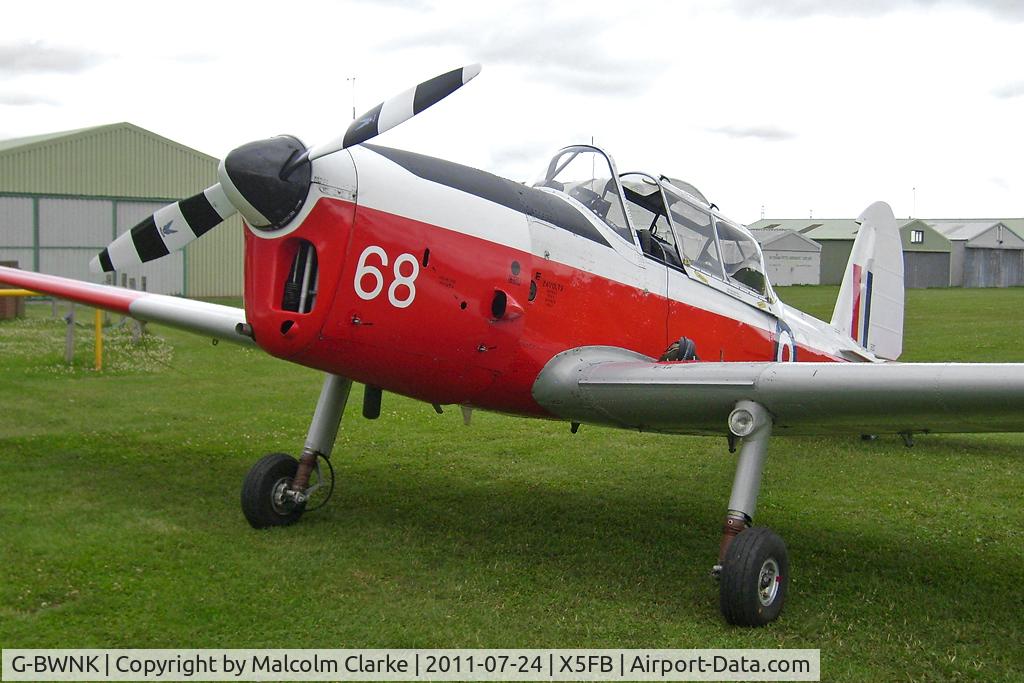 G-BWNK, 1951 De Havilland DHC-1 Chipmunk T.10 C/N C1/0317, De Havilland DHC-1 Chipmunk 22 at Fishburn Airfield, July 2011.