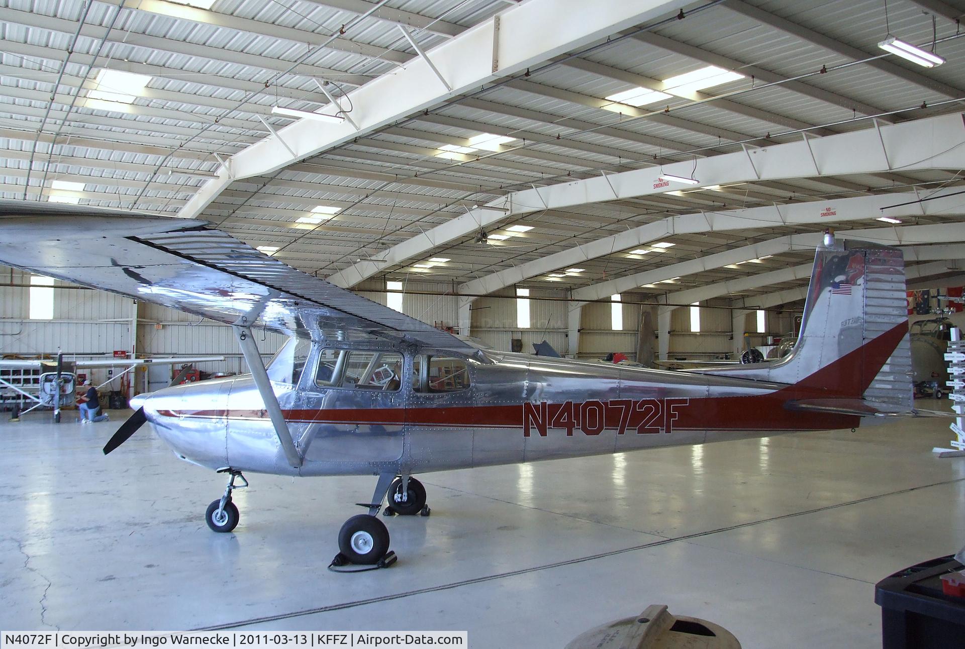 N4072F, 1958 Cessna 172 C/N 36972, Cessna 172 at the CAF Arizona Wing Museum, Mesa AZ