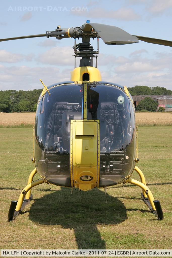 HA-LFH, 1979 Aerospatiale SA-342J Gazelle C/N 1775, Aerospatiale SA-342J Gazelle at The Real Aeroplane Company's Wings & Wheels Weekend, Breighton Airfield, July 2011.